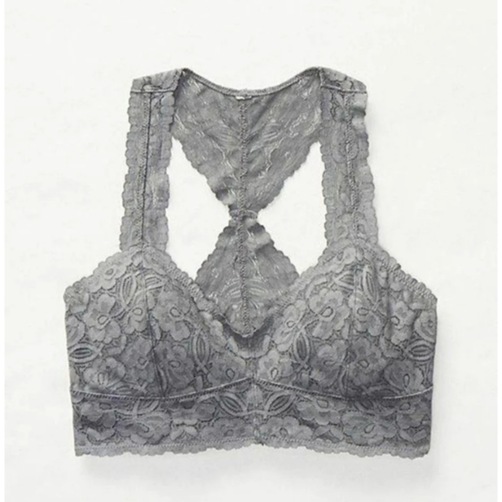 Art Class Gray Lace Bralette Juniors XL NWT Petite XS Fit